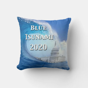 Cojín Decorativo Elecciones Blue Tsunami 2020