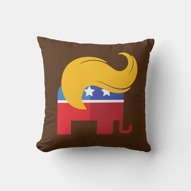 Cojín Decorativo Elecciones presidenciales Trump 2024 (Anverso)