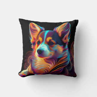 Cojín Decorativo "Electric Lady" Corgi Pillow