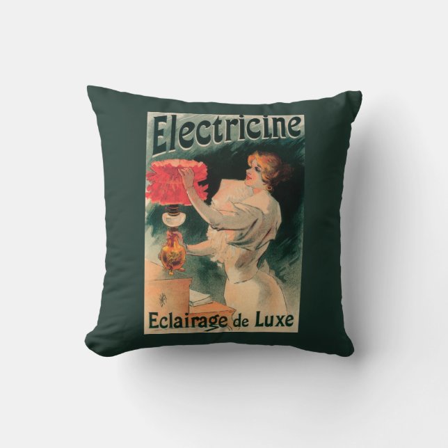 Cojín Decorativo Electricine PosterFrance promocional (Anverso)