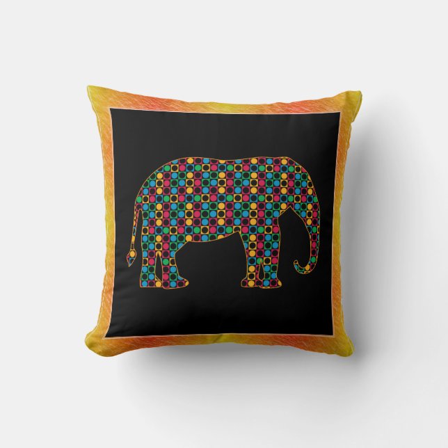 Cojín Decorativo Elefante (Anverso)