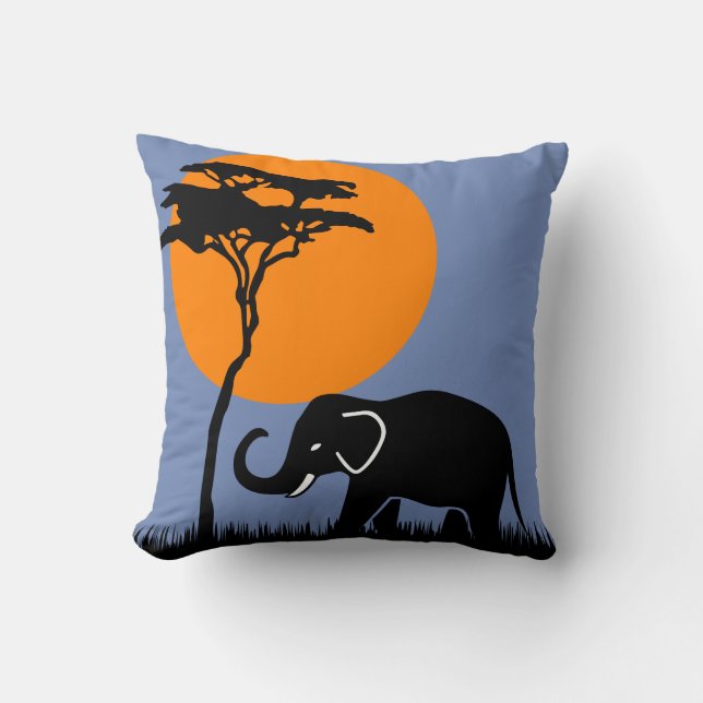Cojín Decorativo Elefante (Anverso)