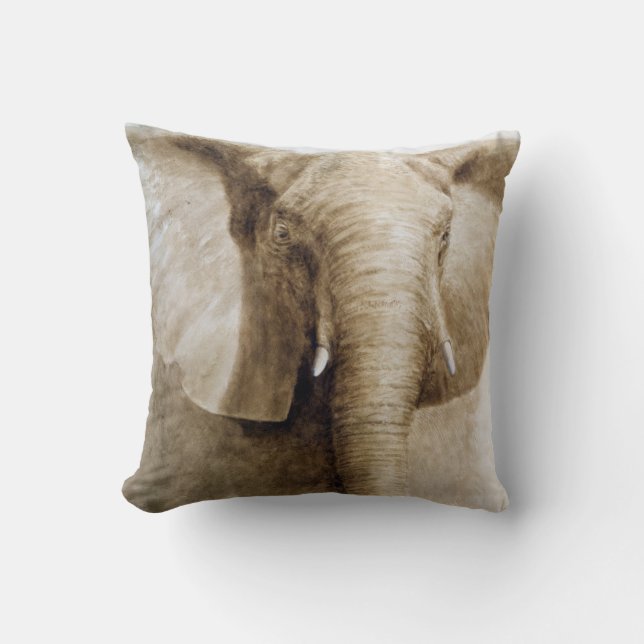 Cojín Decorativo Elefante 2004 (Anverso)