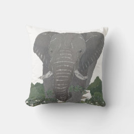 Cojín Decorativo Elefante, animal africano