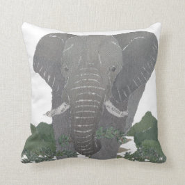 Cojín Decorativo Elefante, animal africano