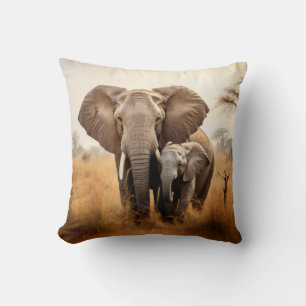 Cojín Decorativo Elefante Animal Wild Beauty Freedom Wilderness Art