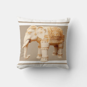 Cojín Decorativo Elefante de marfil indio