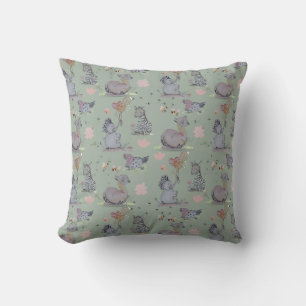 Cojín Decorativo "Elefante elefante y polka Hen"