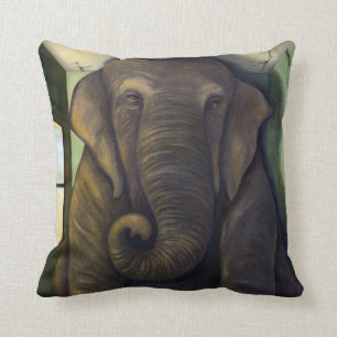 Cojín Decorativo Elefante en el cuarto