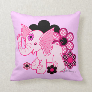Cojín Decorativo Elefante Kawaii Adorable