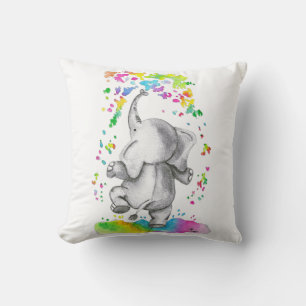 Cojín Decorativo Elefante Pequeño Toque de Color