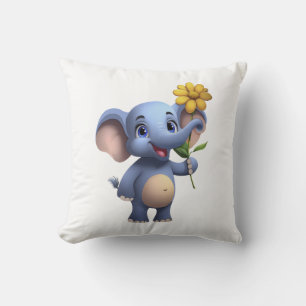 Cojín decorativo elefante Personalizado de fantasí