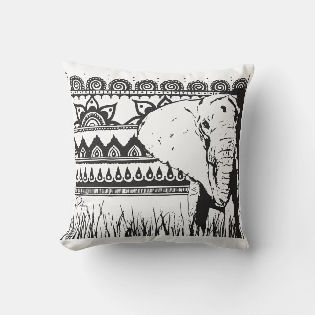 Cojín Decorativo Elefante Pillow II (Anverso)