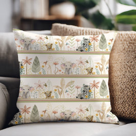 Cojín Decorativo Elefante Safari Leon Zebra Jungle Niño