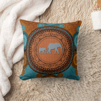 Cojín Decorativo Elefantes decorados MoJo Pillow americano