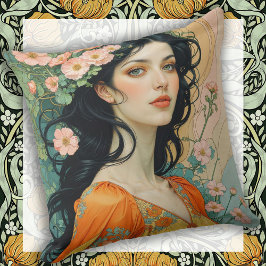 Cojín Decorativo Elegancia Art Nouveau para tu sofá