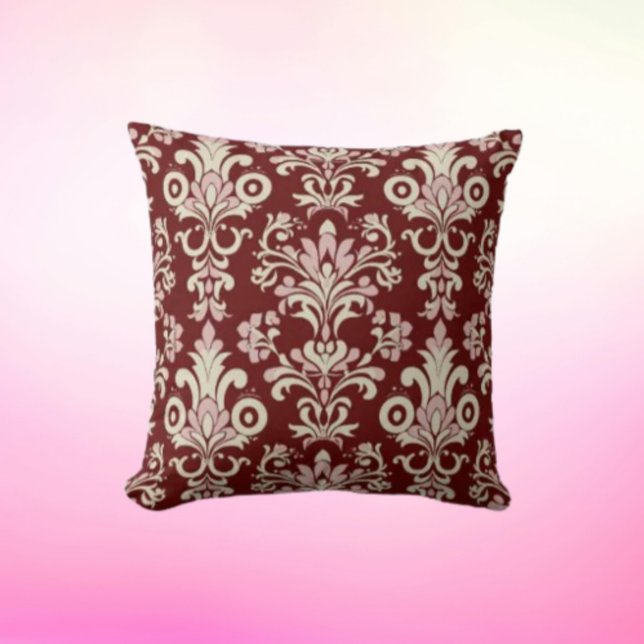 Cojín Decorativo Elegancia Borgoña (Subido por el creador)