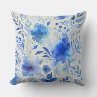 Cojín Decorativo Elegancia botánica de Blue Azure