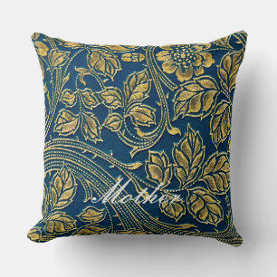 Cojín Decorativo Elegancia de Blossom dorado