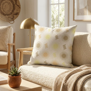 Cojín Decorativo Elegancia de la Naturaleza Botánico Sepia