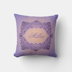 Cojín Decorativo Elegancia de lavanda personalizada