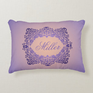 Cojín Decorativo Elegancia de lavanda personalizada