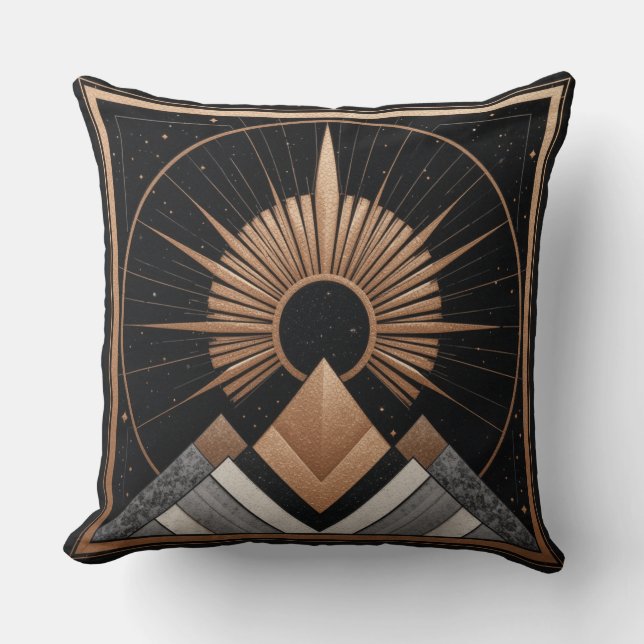 Cojín Decorativo Elegancia geométrica (Anverso)