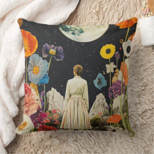 Cojín Decorativo Elegancia iluminada por luna - Vista posterior de 