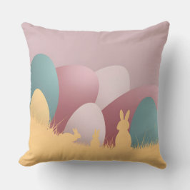 Cojín Decorativo Elegancia minimalista de Pascua