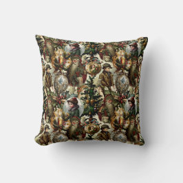 Cojín Decorativo Elegancia Navideña Victoriana