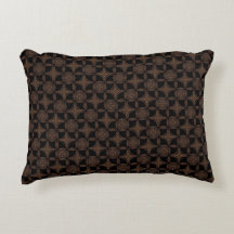 Elegancia Noir Brown & Black Pattern