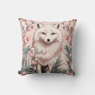 Cojín Decorativo Elegant Arctic Fox Pink Floral