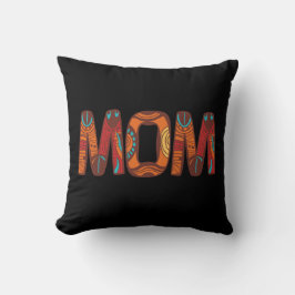 Cojín Decorativo Elegant Black brown mom 