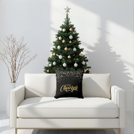 Cojín Decorativo Elegant Black Throw Pillow