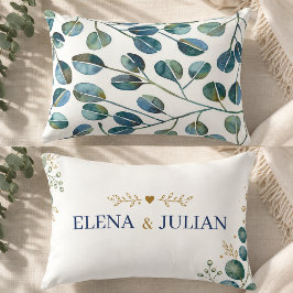Cojín Decorativo Elegant Blue Eucalyptus 