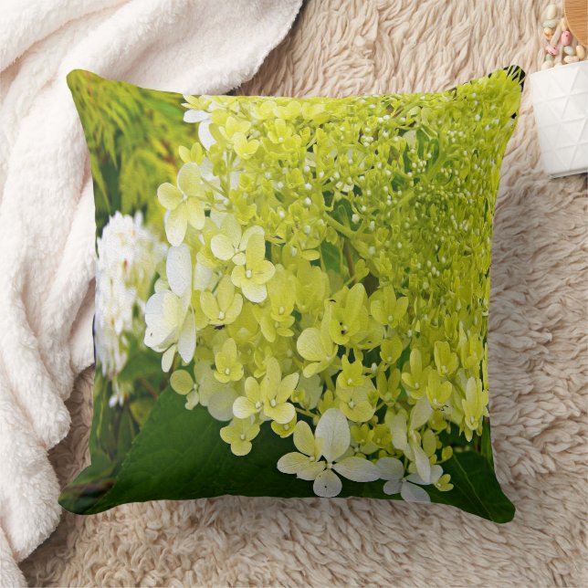 Cojín Decorativo Elegant Chartreuse Green Limelight Hydrangea (Manta)