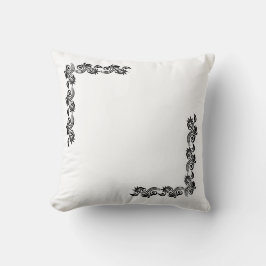 Cojín Decorativo Elegant Corner Design Square Pillow |Customizable 