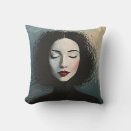 Cojín Decorativo Elegant Faceless Lady Modern Portrait
