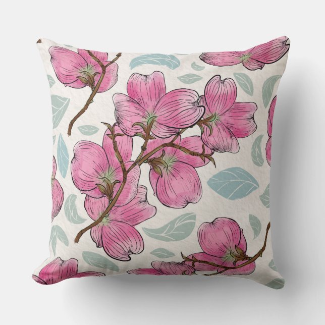 Cojín Decorativo Elegant Orchid Blossom Square Pillow – Luxe Bloom (Anverso)