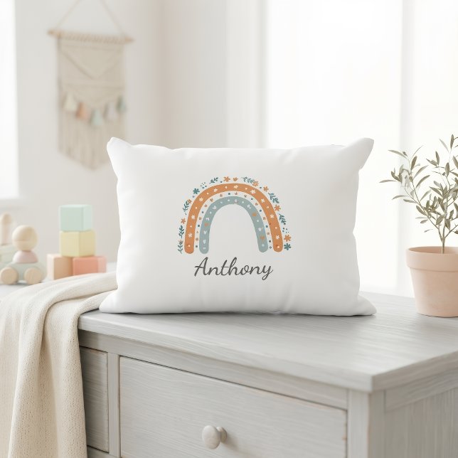 Cojín Decorativo Elegant Personalized Rainbow Pillowcase  (Subido por el creador)