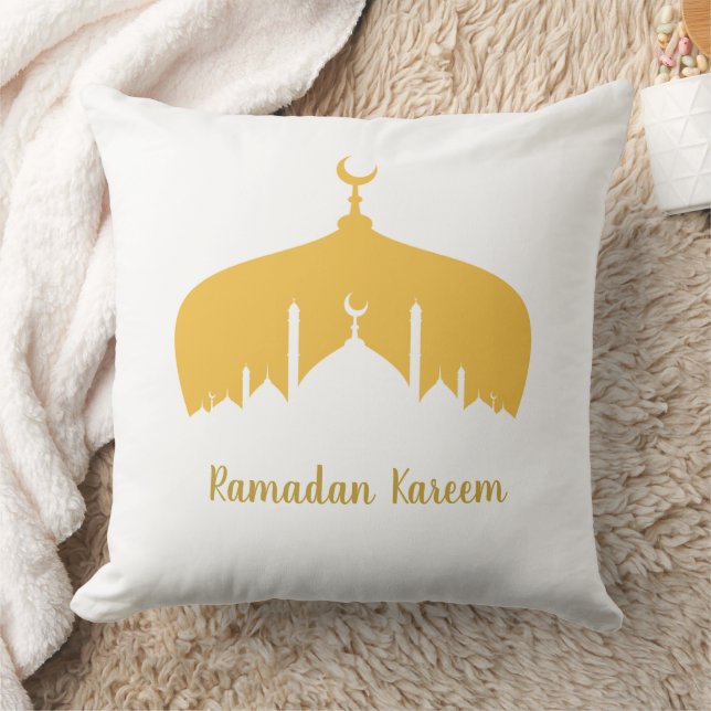 Cojín Decorativo Elegant Ramadan Mosque Design Throw Pillow (Manta)