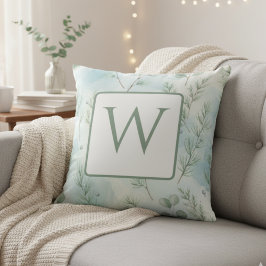 Cojín Decorativo Elegant Winter Monogram 