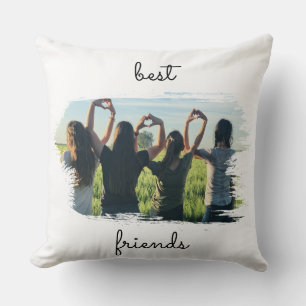 Cojín Decorativo Elegante 2 Mejor Amigos de BFF para siempre