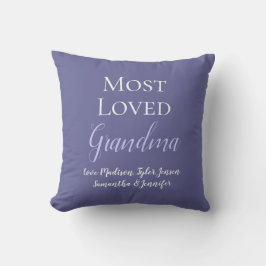 Cojín Decorativo Elegante abuela morada más querida personalizada