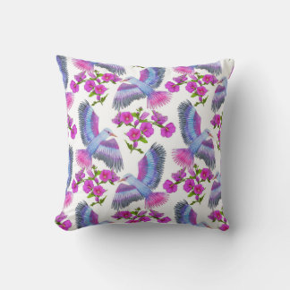 Cojín Decorativo Elegante acuarela estampado floral