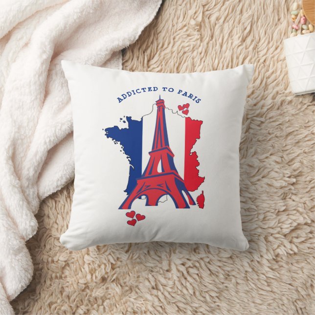 Cojín Decorativo Elegante ADICIONAL A PARÍS (Manta)