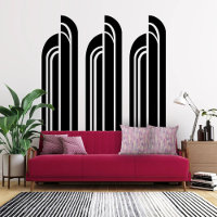Elegante Art Deco rosa y malva