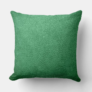 Cojín Decorativo Elegante aspecto de cuero menta