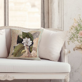 Cojín Decorativo Elegante Belle Magnolia Blossom del Sur