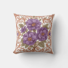 Cojín Decorativo Elegante Boda de arco floral vintage de Nouveau